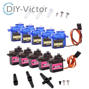 SG90 MG90S Hộp Số Kim Loại Servo Cho Mô Hình Máy Bay Trực Thăng Thuyền Arduino Máy Bay Đồ Chơi Cánh Cố Định Máy Bay 90/180/360 Độ Xoay