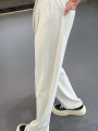 Relaxed Fit Summer Lightweight Silk-Like Men's Casual Pants. 