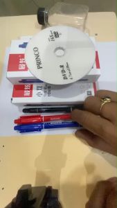 ZUIXUA MARKER ปากกา 2 หัว 1 กล่องมี 12 ด้าม เครื่องพิมพ์ CD MARKER มาร์คเกอร์