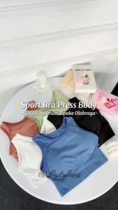 LadyLuxe - Bra Sport Yoga Olahraga Pakaian Wanita Tank Top Model Crop Fashion BR001