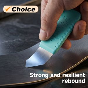 XINZHIZAO XZZ Non-magnetic Tin Scraper for Mobile Phone Maintenance Silicone Handle High Toughness Disassembly Blade Tool