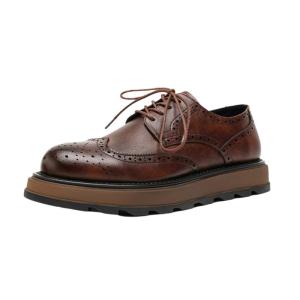 Nanjiren | Giày Da Brogue Cao Cấp Thoáng Khí cho Công Sở