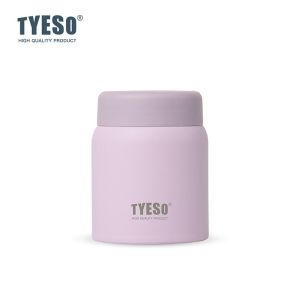 TYESO | Tyeso 220ml Cute Thermoses Portable Tiny Compact Vacuum Flask Frosted Stainless Steel Portable Thermal Cup Stylish Leak-Proof