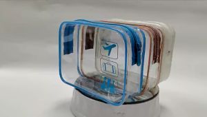 PVC Transparent Toiletries Bag For Travel