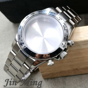 High Quality 40mm Suitable For VK63 VK63A Movement Sapphire Crystal Watch Accessories 904L Stainless Steel Waterproof WatchStrap
