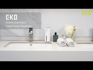 EKO Aroma Touchless Automatic Soap Dispenser for Kitchen Bathroom Liquid Hand Soap Dispenser Water-Resistant and Rechargeable 250ml