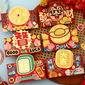 Creative Horse Year 2026 Red Envelope Bag Short Style New Year Lucky Money Envelope Card Festive Chinese Cartoon Design