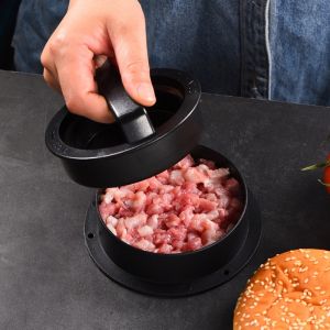 Round Hamburger Presses Burger Press Beef Grill Food-Grade Hamburger Helper Meat Press Cutlets Patty Maker Mold Kitchen Gadgets