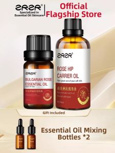 ZRZR | Rose Essential Oil & Rosehip Oil for Face & Body Massage