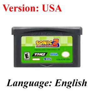 Bandai | GBA Game Card Sonic Game Card Series 32 Bit Video Game Console Sonic Advance 1 2 3 Hedgehog Genesis USA EUR Version