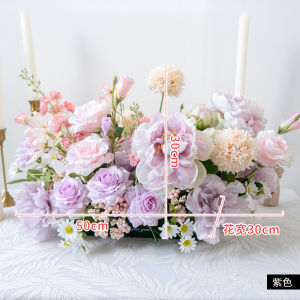 Rustic Style Home Decoration Tabletop Flower Pot Floral Set Photography Prop Dining Table Counter Arrangement Flower