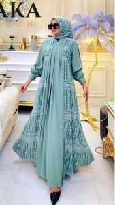 gamis set hijab vol2 by anaka fashion