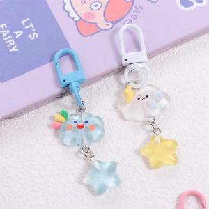 BF-C1160 Keychain Gantungan Kunci Awan Bintang Kilat / Liontin Gantungan Kunci Kartun Anak Perempuan