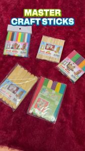 Master Craft Stik Kayu Warna Waran & Stik Kayu Es Krim Jumbo