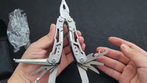 Multi-tool 14-in-1 Pocket Pliers Multifunctional Mini Folding Plier Stainless Steel Outdoor Camping Portable Emergency Pliers Knife Survival Tool