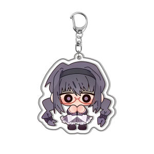 Bandai | Magical Girl Madoka Magica Acrylic Keychain Madoka Kaname Homura Akemi Cute Backpack Pendant