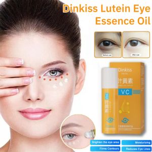 Lutein Eye Essence Oil Lighten Eye Wrinkles And Dark Circles Lutein Eye Serum With Eye Roller Moisturizing Soothing