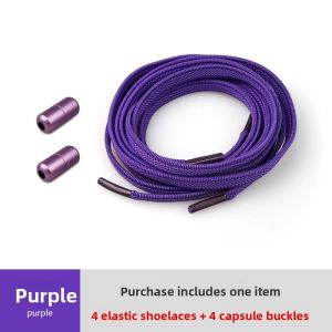 JIFANPAUL | Colorful Metal Capsule Elastic Shoelaces for Adults and Children