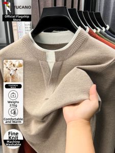 TUCANO | Pseudo-layered Warm Mens Knitwear