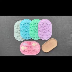 1 Chiếc 10 Khoang Hình Chữ Thập Khuôn Silicon Cho Handmade Bánh Quy Kẹo Chocolate Bánh Fondant Nhựa Trang Sức Làm Khay Đa Năng