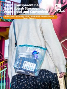 HIKEMAN | Lightweight Hand-carry and Crossbody Waterproof Outdoor See-through Bag