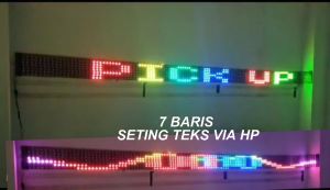 Modul Lampu Strobo Teks 7 Baris Modul Strobo Teks Truk Modul Lampu Strobo Teks Pick Up