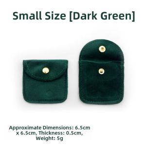 Velvet Jewelry Bag Toy Disk Bead Pouch Lucky Charm Buttoned Treasure Bag Fashionable Accessory Storage Pouch for Valuable Items