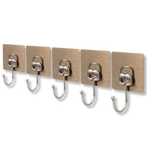 10pcs Home Hooks Wall Sticker Transparent Multifunctional Non Punching Strong Adhesive Hook