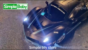 1:18 Emulation RC Car Toys Remote Control Chargeable Racing with Cool Light Model New Control Birthday Gift For Boys