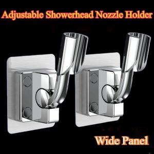 Non-perforated Showerhead Rack Bracket Adjustable Nozzle Mount Bathroom Rain Shower Holder Lotus Canopy Fixed Base