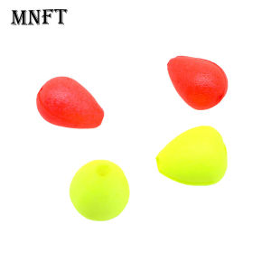 30Pcs Yellow/Red Float Tail Eye-catching Beans Sensitive Visible Beans Fishing Signal Sender Fishing Float Fishing Accessories