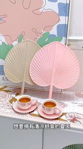 Kipas Natural Bahan/Kipas Polos 42 Cm Polos/Kipas Handmade Kipas/China Kipas Souvenir/ Kipas Tangan/Murah Dekor Kipas