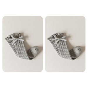 ถุงเท้าเด็กผ้าฝ้ายแท้ ถุงเท้าผู้หญิงฤดูใบไม้ผลิและฤดูใบไม้ร่วง ถุงเท้าครึ่งแข้งผูกโบว์ลายผีเสื้อ สีสันสดใส ถุงเท้าเด็กผู้หญิง