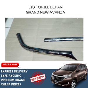 List Grill Depan Bawah untuk Mobil Grand New Avanza/Xenia yang Sudah Dilengkapi dengan Perekat 3M