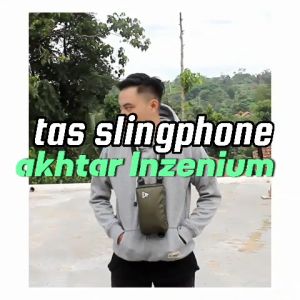 Akhtar Hanging slingbag Tas hp pria wanita slingbag akhtar Inzenium