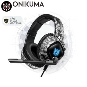 Onikuma K19 chơi game tai nghe Tai nghe có dây tiếng ồn hủy bỏ tai nghe stereo với Mic