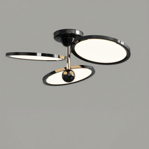 DGY | Retro Style Walnut Color Ceiling Light