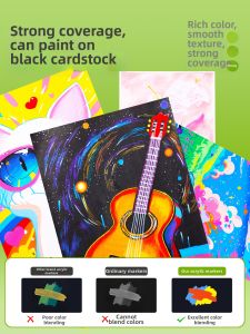 Nora | Non-toxic Washable Stacking Colors Markers For Children