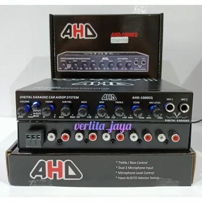 Parametrik AHD-1000EQ preamp equalizer digital karaoke system