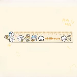 Cute Capybara Acrylic Ruler Wave Shape 15cm Straight Ruler Primary School Students Lovely Stationery Supplies Measurement Tool