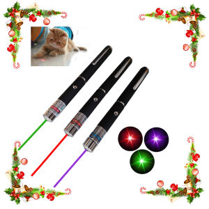 2 in 1 Mini Laser Pointer for Pets and Cats Portable LED Pet Training Flashlight Scratching Toy Indicator Tool Christmas Gift