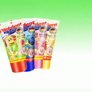 Baby Dental Care Strawberry Flavored Toothpaste ens Breath Prevents Cavity for 1-6 Years Old Children Imported from Germany