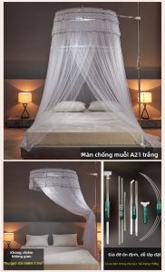 Wise | Rèm Giường Cung Công Chúa Sang Trọng Mạng Che Muỗi