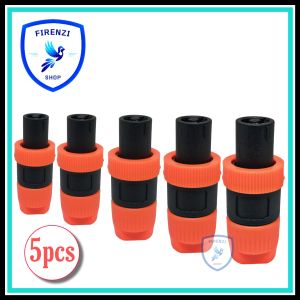 Jack Speakon Speaker 4Pin Orange (5pcs)