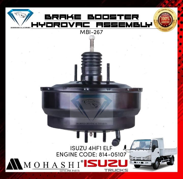 BRAKE BOOSTER HYDROVAC ASSEMBLY ISUZU 4HF1 ELF ENGINE CODE: 814-05107  "MOHASHI BRAND" | Lazada PH