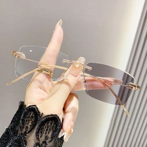 Light-sensitive Color-changing Nearsighted Glasses Without Frames Stylish And Trendy For Men Anti-blue Light Protection.3322