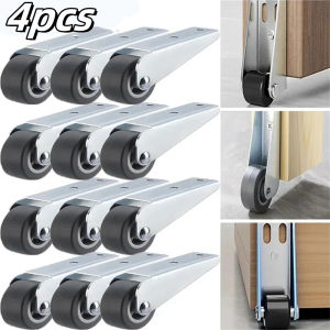 【🔥Low Price 🔥Giant Silky Smooth!!!】4Pcs Sliding Door Roller Pulley Universal Furniture Caster Wheel Mini Silent Track Pulley Roller for Table Cabinet Hardware