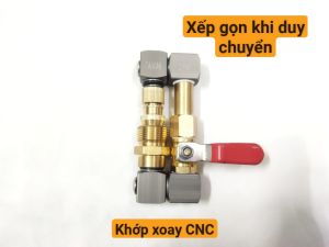 Bộ béc xếp gọn xịt rửa vệ sinh máy lạnh xoay 360⁰ chuyên nghiệp.
