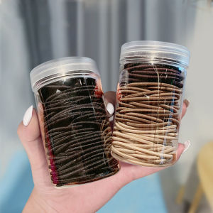 INS Hair-Binding Black Thin Hair Rope Not Tight Rubber Band