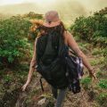 Decathlon 50L Hiking Backpack Unisex Large Capacity Travel Bag Double Shoulder Outdoor Sports Bag for Climbing And Trekking. 